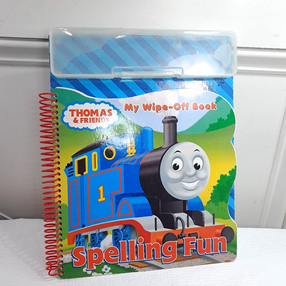 Thomas & Friends My Wipe-off book Spelling Fun train toddler kids homeschool‎